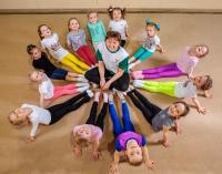общее фото детской группы гимнастики