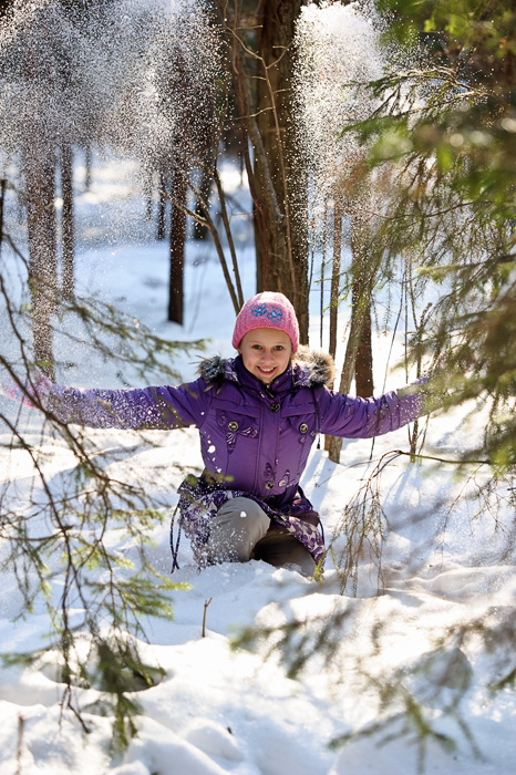 Детские и семейные фотосессии зимой от профессионального фотографа