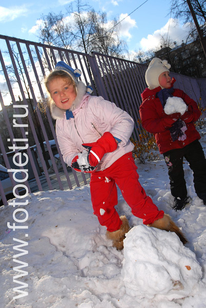 Фото детей в игре: Зимний драйв.