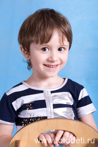 Фотка жизнерадостного дошкольника, в фотоархиве детского фотографа и психолога Губарева Игоря: Портрет улыбающегося ребёнка