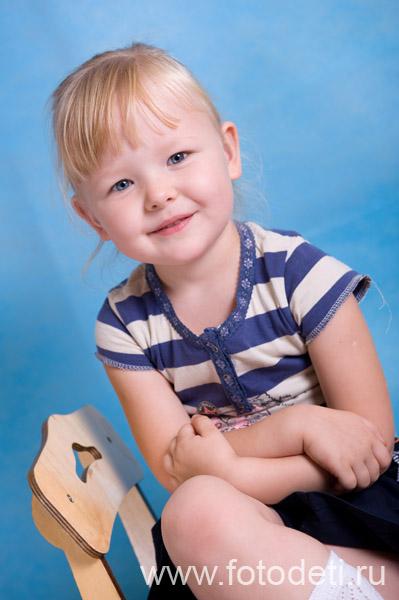 Фотка прикольного ребёнка, на веб-сайте московского фотографа Губарева Игоря: Портрет счастливой девочки