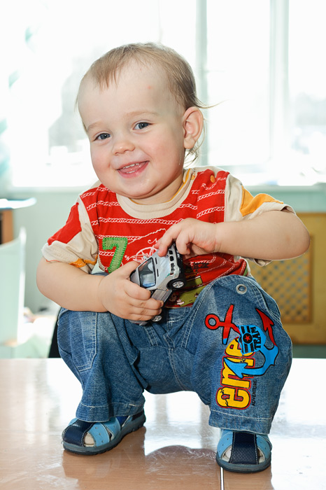 Профессиональное фото ребёнка / Такие улыбки появляются в результате дружбы между фотографом и ребёнком.
