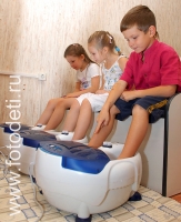 Массажные ванны для детских ног, оздоровительные процедуры для детей