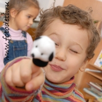 Пальчиковый моноспектакль, фото детского фотографа Игоря Губарева