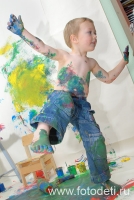 Пяточное рисование, фотография из галереи «Дети рисуют
