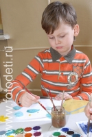 Уроки акварельной живописи, фотография из галереи «Дети рисуют