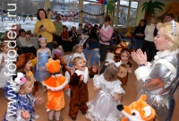 Организация новогоднего праздника для детей в детском центре «Бегемотик», новогодние фоторепортажи