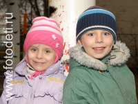Мальчик и девочка в кадре , фотография на сайте fotodeti.ru