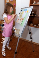 Увлекательные уроки живописи для дошкольников, фотография из галереи «Дети рисуют