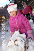 Зимняя детская площадка, фото детей на сайте fotodeti.ru
