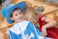 Мушкетёру можно доверить любую тайну, фото сделано на детском празднике