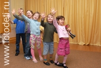 Группа детей - актёров, фотогалерея детской театральной студии