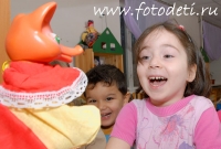 Лучший способ поднять настроение детей - кукольный театр, детские фотографии из фотогалереи «Дети играют