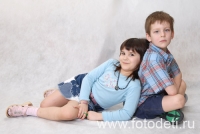 Дети фото, мальчик с девочкой , фотография на сайте fotodeti.ru