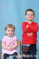 Фото детей в детском саду, сладкая парочка , фотография на сайте fotodeti.ru