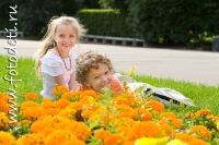 Дети в цветах, фотка детского фотографа и психолога Губарева И.Н.
