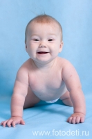 Улыбка младенца, фото автора сайта фотодети Губарева Игоря