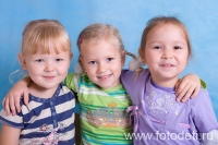 Фотографии, сделанные в детском саду с помощью студийного освещения, фото детского фотографа Губарева И.Н.