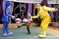 Фотогалерея детского праздника. Супер выступление клоунов на на празднике в детском саду - Надувное шоу Питиновых