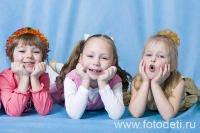 Совмещённые портретные фотосессии и фоторепортаж детского праздника.