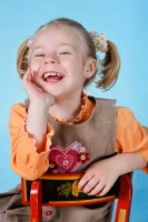 Детский смех во время фотосессии - признак профессионализма детского фотографа.