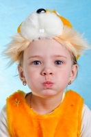 Портрет белки, сделанный в фотостудии. Детские фотографии на сайте профессионального фотографа.