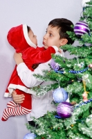 Маленький, но настоящий Санта Клаус. Фотографии детей на фотосайте Игоря Губарева.