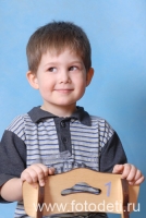 Студийная фотосъёмка детей в детском саду, детский студийный портрет портрет