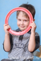 Фотосъёмка детей в детском саду, детский студийный портрет портрет