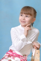 Фотограф в детском саду, детский студийный портрет портрет