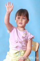Фотосъёмка детей в студии, детский студийный портрет портрет